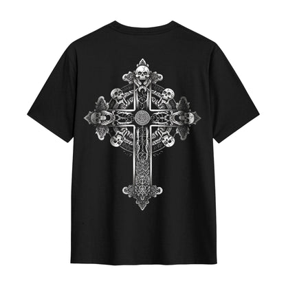 Chrome Hearts Skull Cross Pattern T-Shirt