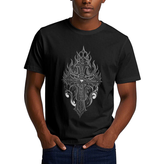 Chrome Hearts Flame Cross T-Shirt