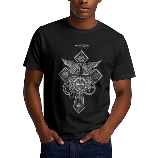 Chrome Hearts Mechanical Cross - Wings T-Shirt