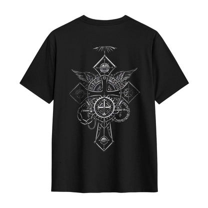 Chrome Hearts Mechanical Cross - Wings T-Shirt