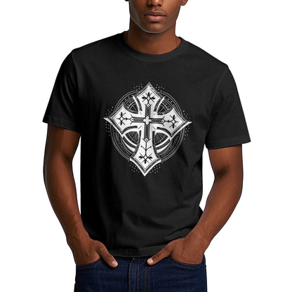 Chrome Hearts Geometric Cross T-Shirt