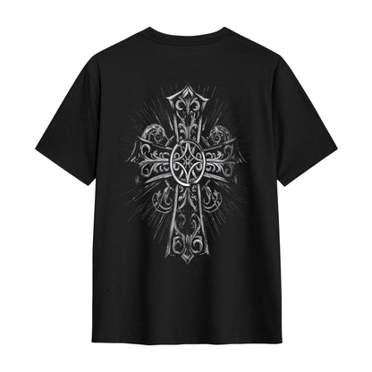 Chrome Hearts European Style Cross T-Shirt