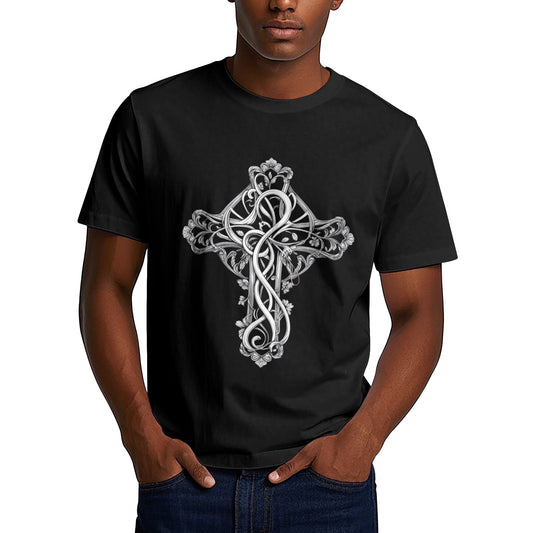 Chrome Hearts Retro Carved Cross T-Shirt