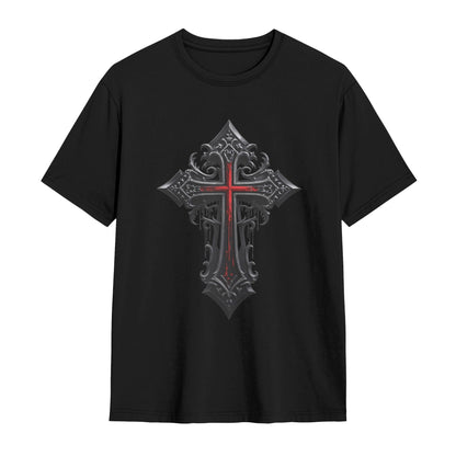 Chrome Hearts Bloody Cross Pattern T-Shirt