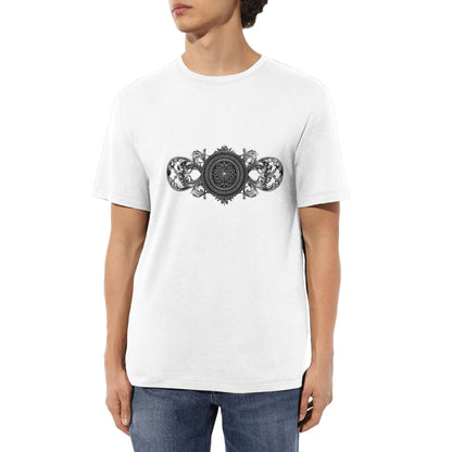 Chrome Hearts Ornate Silver Design T-Shirt