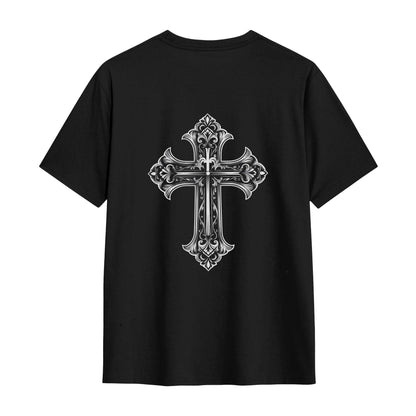 Chrome Hearts Feather Trendy Text T-Shirt