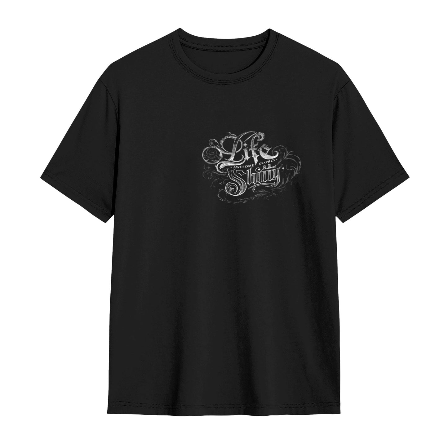 Chrome Hearts Decorated Trendy Text T-Shirt