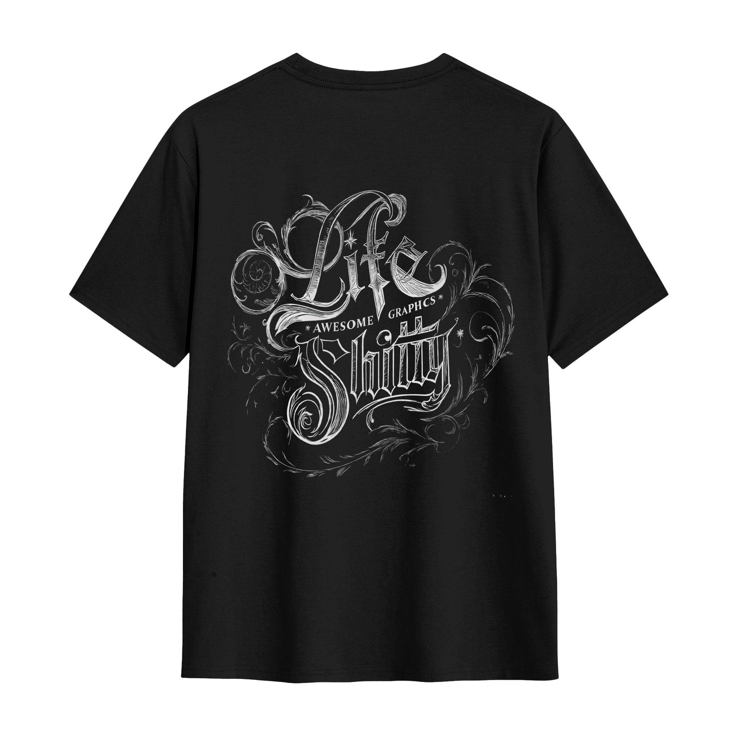 Chrome Hearts Decorated Trendy Text T-Shirt