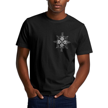 Chrome Hearts Simple Vintage Pattern T-Shirt