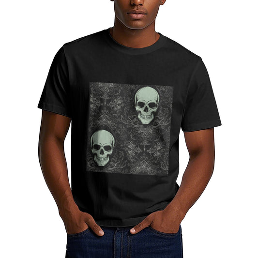 Chrome Hearts Dark Double Skull T-Shirt