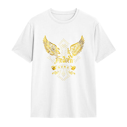 Chrome Hearts Gold Wing & Text T-Shirt