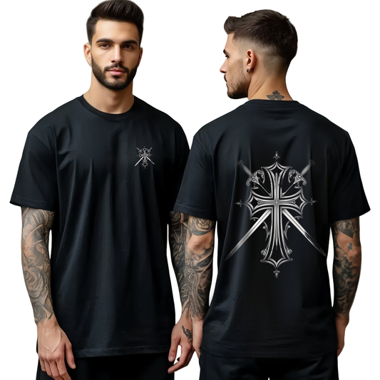 Chrome Hearts Cross & Double Swords T-Shirt