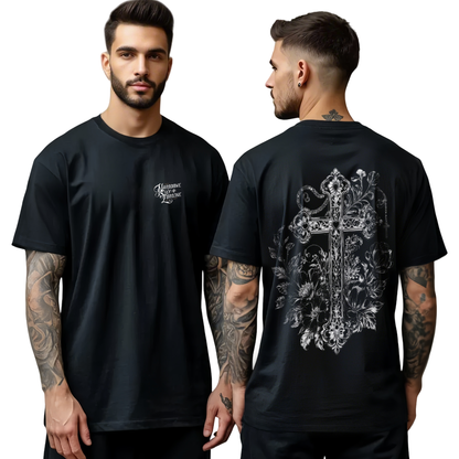 Chrome Hearts Vintage Floral Cross T-Shirt