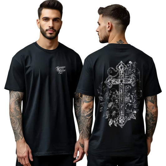 Chrome Hearts Vintage Floral Cross T-Shirt