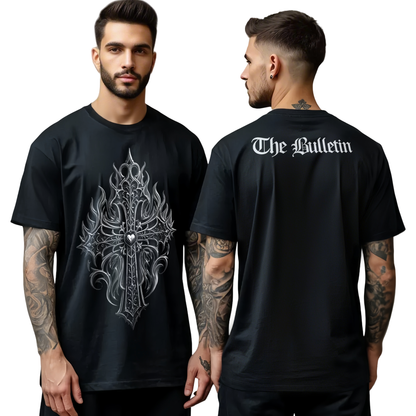 Chrome Hearts Flame Cross T-Shirt