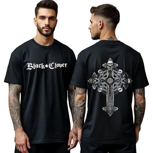 Chrome Hearts Skull Cross Pattern T-Shirt