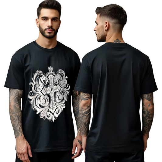 Chrome Hearts Crown Cross T-Shirt