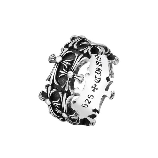 Chrome Hearts Double Cross Ring
