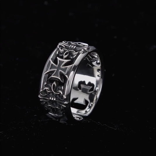 Chrome Hearts Hollow Cross Ring