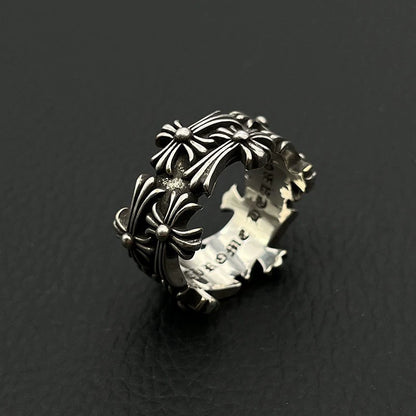 Chrome Hearts Double Cross Ring