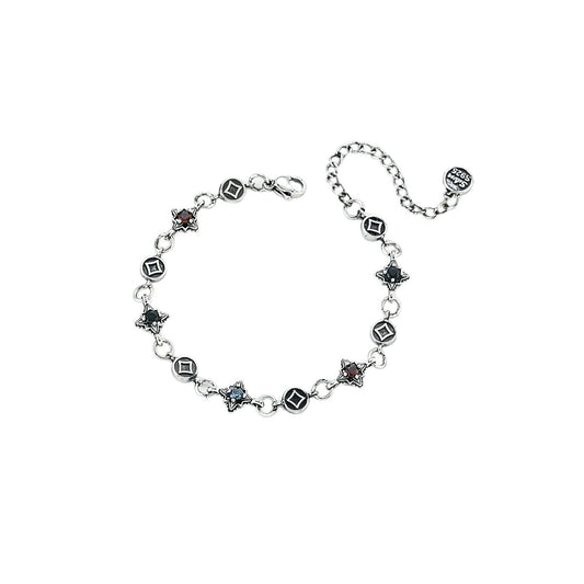 Chrome Hearts Cross Zircon Bracelet