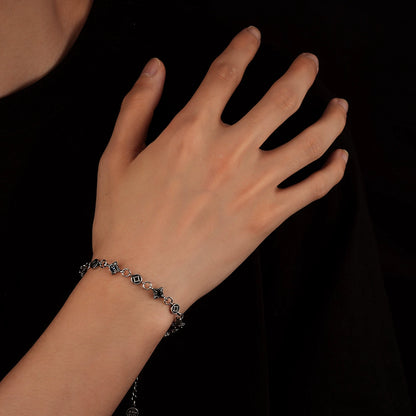 Chrome Hearts Cross Zircon Bracelet
