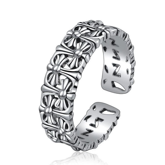 Chrome Hearts Cross Hollow Ring