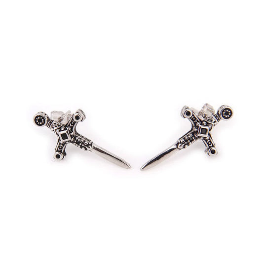Chrome Hearts Cross Sword Earrings