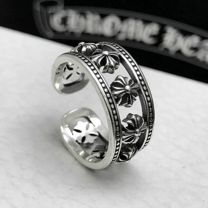 Chrome Hearts Cross Opens Ring