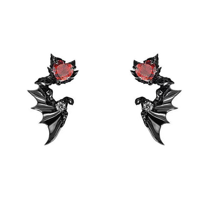 Chrome Hearts Gothic Angel's Wings Earrings