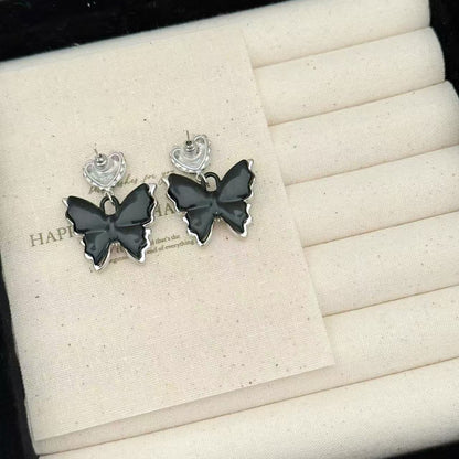 Chrome Hearts Dark Butterfly Earrings