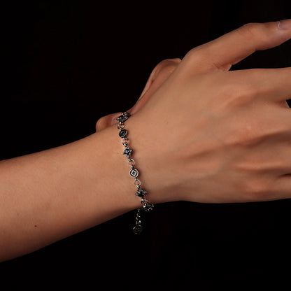 Chrome Hearts Cross Zircon Bracelet