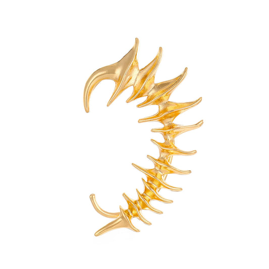 Chrome Hearts Mechanical Spine Earrings