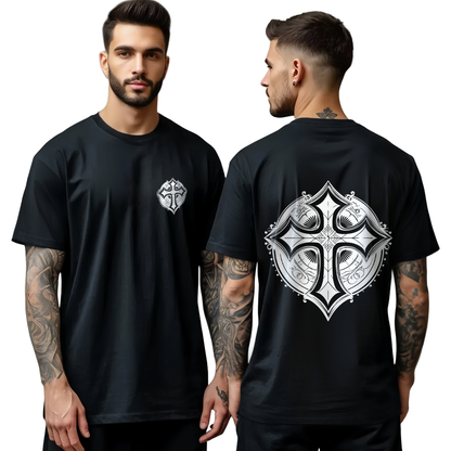 Chrome Hearts European Style Cross T-Shirt