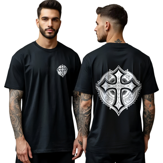Chrome Hearts European Style Cross T-Shirt