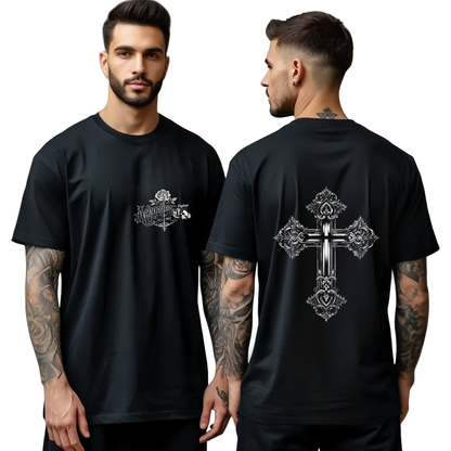 Chrome Hearts Rose Skull T-Shirt