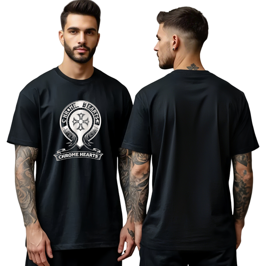 Chrome Hearts Trendy Cross T-Shirt